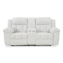 Signature Design by Ashley Frohn 3740594 Double Reclining Loveseat with Console IMAGE 3