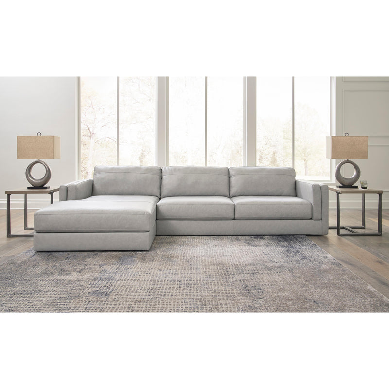  Signature Design by Ashley Amiata 57404S1 2 pc Sectional with Chaise IMAGE 4