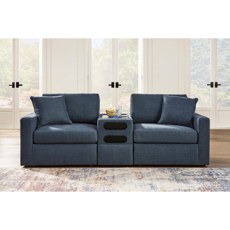  Signature Design by Ashley Modmax 92121S13 3 pc Sectional Loveseat with Audio System IMAGE 2