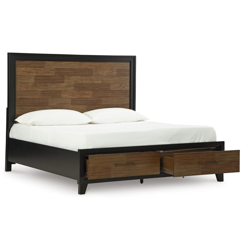 Benchcraft Kraeburn B496B6 Queen Panel Storage Bed IMAGE 2
