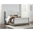 Signature Design by Ashley Ardenfield B944B4 King Upholstered Sleigh Bed IMAGE 5