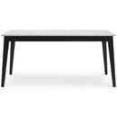 Signature Design by Ashley Jettaya D494-25 Rectangular Dining Room Table IMAGE 2