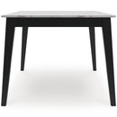 Signature Design by Ashley Jettaya D494-25 Rectangular Dining Room Table IMAGE 3