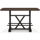 Signature Design by Ashley Valebeck D546-33 Rectangular Dining Room Counter Table IMAGE 2