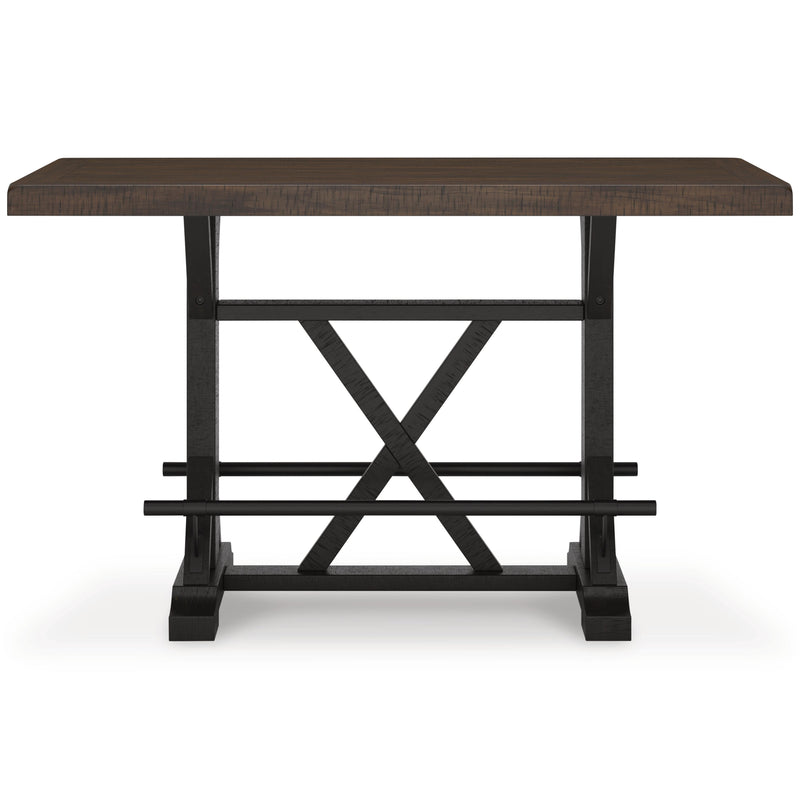 Signature Design by Ashley Valebeck D546-33 Rectangular Dining Room Counter Table IMAGE 2