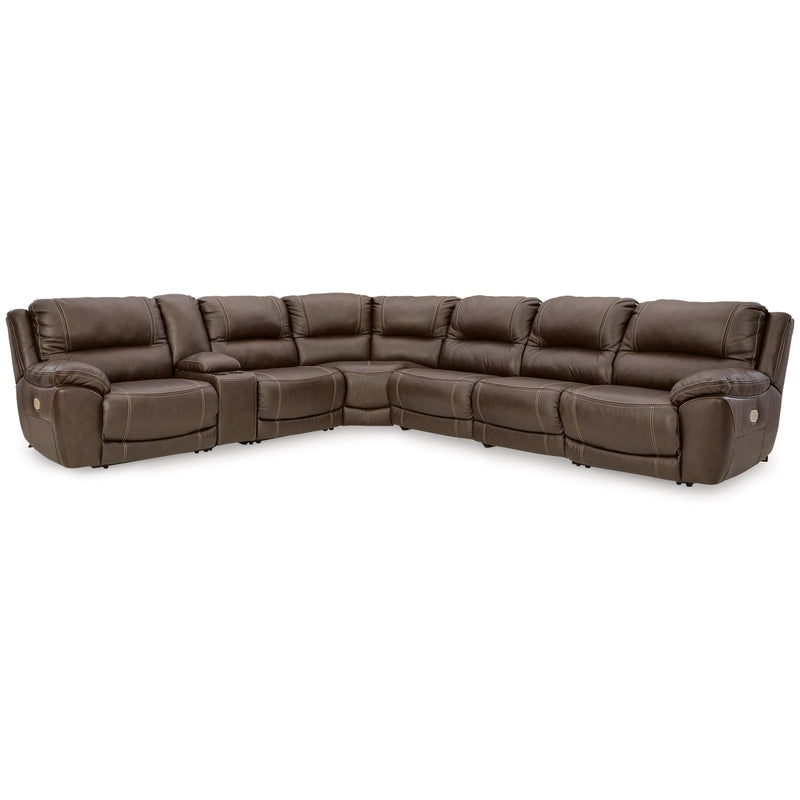  Signature Design by Ashley Dunleith U71604S9 7 pc Power Reclining Sectional IMAGE 1