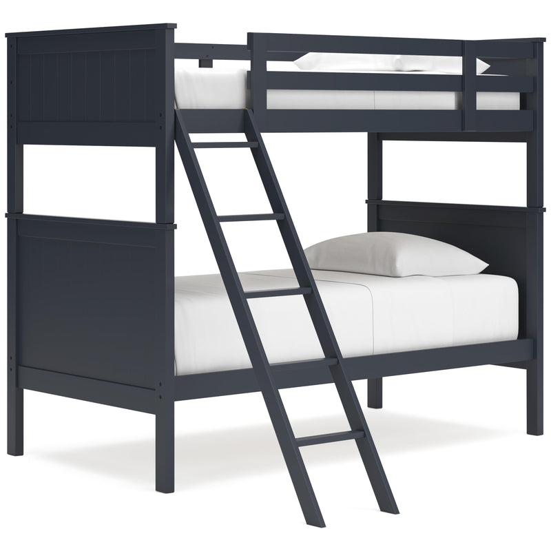  Signature Design by Ashley Nextonfort B396B12 Twin over Twin Bunk Bed with Mattresses IMAGE 1