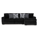 Signature Design by Ashley Midnight-Madness 98103S2 2 pc Sectional Sofa with Chaise IMAGE 1