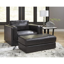  Signature Design by Ashley Amiata 57405U3 Oversized Chair and Ottoman IMAGE 1