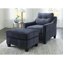  Benchcraft Amity Bay 67206U1 Chair and Ottoman IMAGE 2