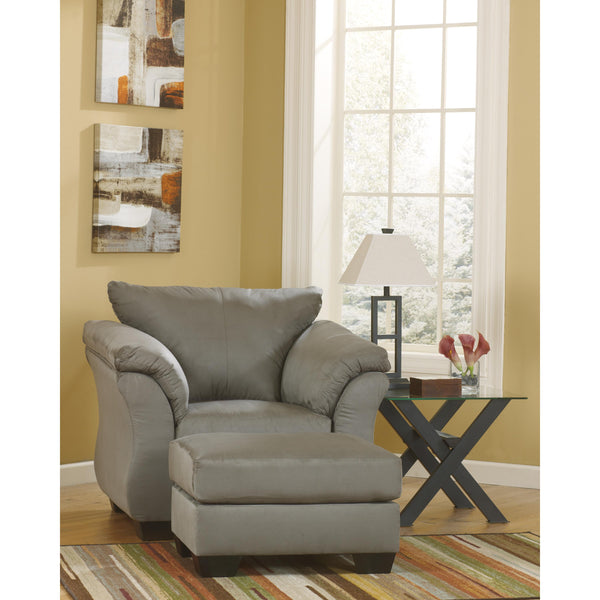 Signature Design by Ashley Darcy 75005U7 Chair and Ottoman IMAGE 1