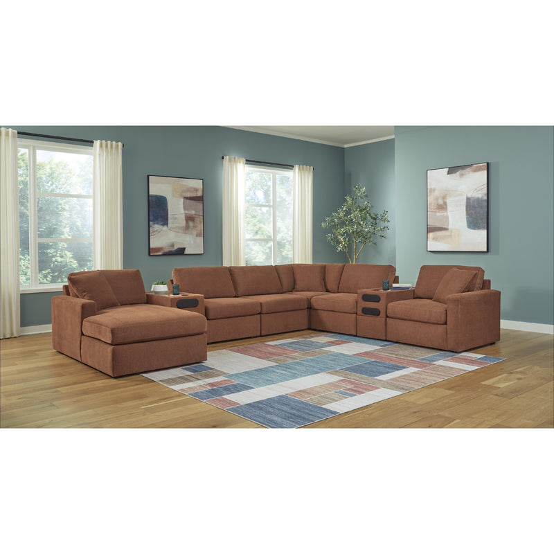 Signature Design by Ashley Modmax 92102S47 8 pc Sectional with Chaise and Audio Consoles IMAGE 2
