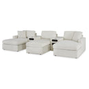 Signature Design by Ashley Modmax 92103S49 5 pc Double Chaise with Audio Consoles IMAGE 1