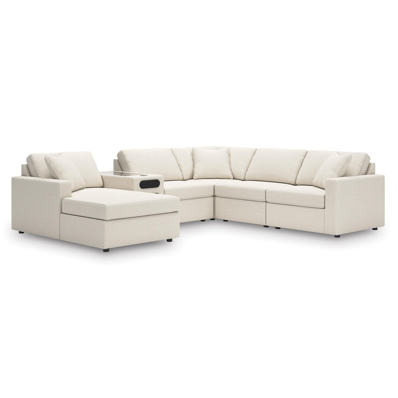 Signature Design by Ashley Modmax 92103S50 6 pc Sectional with Audio System and Chaise IMAGE 1
