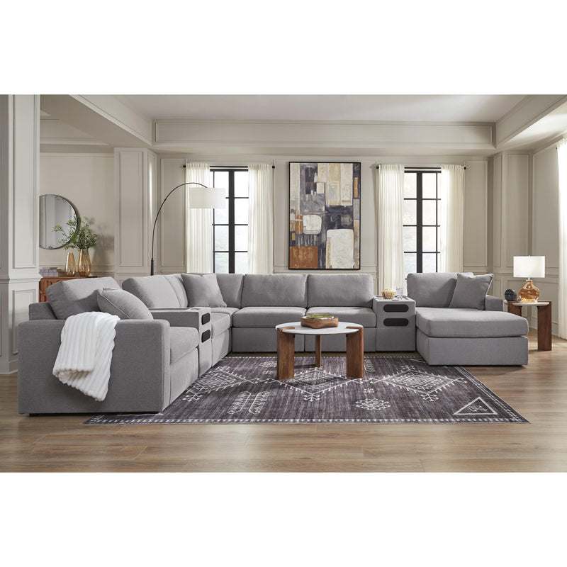 Signature Design by Ashley Modmax 92104S48 8 pc Sectional with Audio System and Chaise IMAGE 3