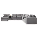 Signature Design by Ashley Modmax 92104S49 8 pc Sectional with Audio System and Chaise IMAGE 1
