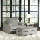  Signature Design by Ashley Soletren 95103U6 Oversized Chair and Ottoman IMAGE 1