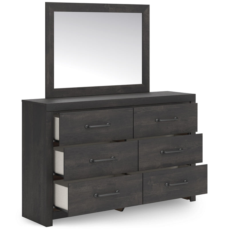 Signature Design by Ashley Hollivern B2108B1 Dresser and Mirror IMAGE 2