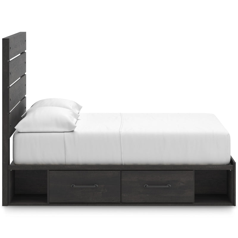 Signature Design by Ashley Hollivern B2108B16 Full Panel Bed with Storage IMAGE 4