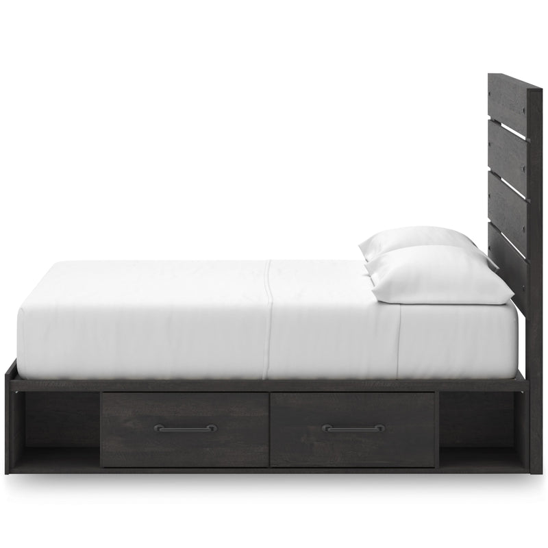 Signature Design by Ashley Hollivern B2108B16 Full Panel Bed with Storage IMAGE 5