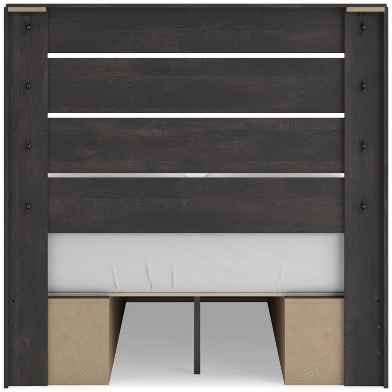 Signature Design by Ashley Hollivern B2108B16 Full Panel Bed with Storage IMAGE 6