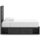 Signature Design by Ashley Hollivern B2108B17 Twin Panel Storage Bed IMAGE 4