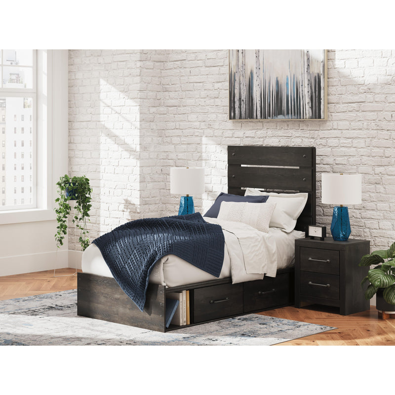 Signature Design by Ashley Hollivern B2108B17 Twin Panel Storage Bed IMAGE 7