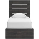 Signature Design by Ashley Hollivern B2108B18 Twin Panel Bed with Storage IMAGE 3