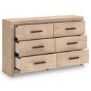 Signature Design by Ashley Sanginlane B3787-31 Six Drawer Dresser IMAGE 2