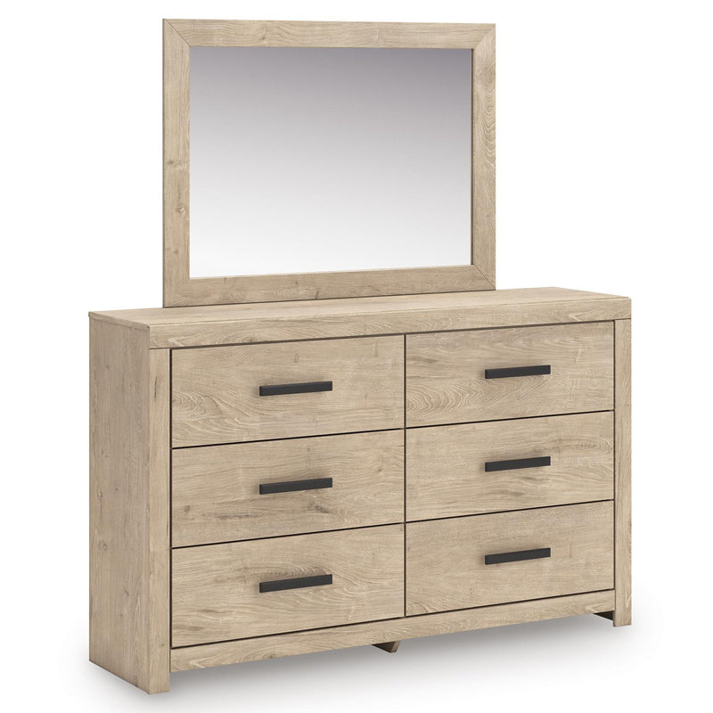 Signature Design by Ashley Sanginlane B3787B1 Dresser and Mirror IMAGE 1