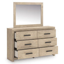 Signature Design by Ashley Sanginlane B3787B1 Dresser and Mirror IMAGE 2