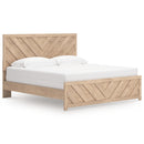 Signature Design by Ashley Sanginlane B3787B8 King Panel Bed IMAGE 1