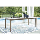 Signature Design by Ashley Rainier Ranch P701-625 Rectangular Dining Table with Umbrella Option IMAGE 5