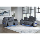 Signature Design by Ashley Studio Cave PC4980215 Power Reclining Sofa with Adjustable Headrest IMAGE 18