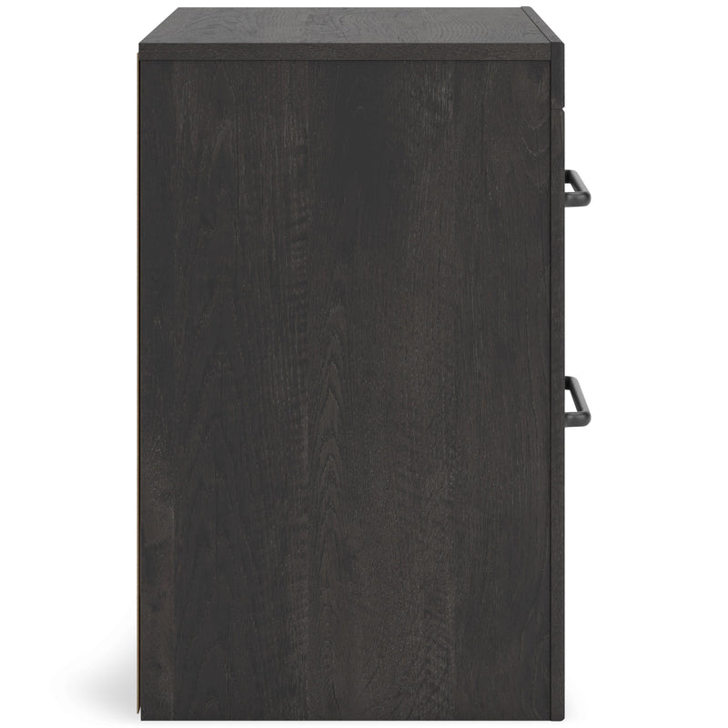 Signature Design by Ashley Hollivern PCB2108-92 Two Drawer Night Stand IMAGE 4