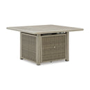 Signature Design by Ashley Cliff Trails PCP690-772 Square Fire Pit Table IMAGE 4