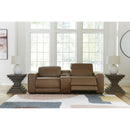 Signature Design by Ashley Magic Man U10700S3 2 pc Power Reclining Sectional Loveseat with Console IMAGE 2