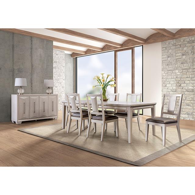 Furniture of America Hinwitz FM3399WH-SC-2PK Chair IMAGE 2