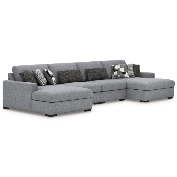 Benchcraft Bealton 61305S9 4 pc Sectional with Double Chaise IMAGE 1