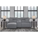 Signature Design by Ashley Modmax 65906S17 3 pc Power Reclining Sectional with Chaise IMAGE 1