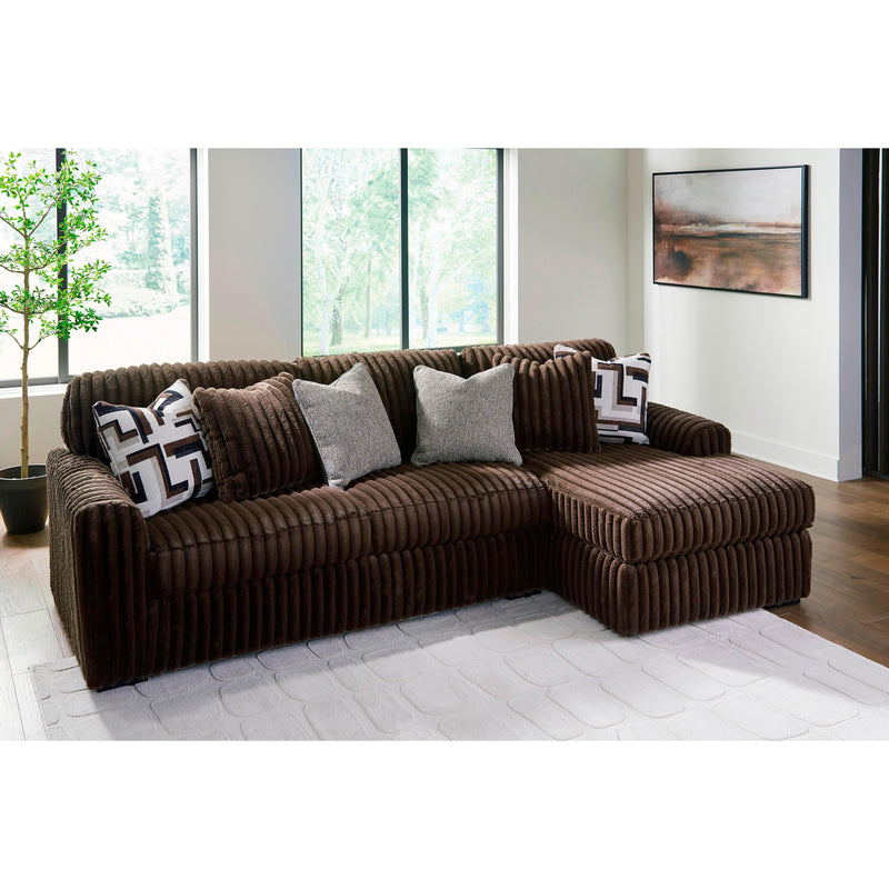  Signature Design by Ashley Midnight-Madness 98104S1 2 pc Sectional Sofa with Chaise IMAGE 6