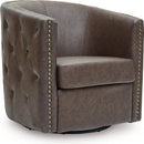  Signature Design by Ashley Brentlow A3000741 Swivel Accent Chair IMAGE 1