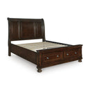 Millennium Porter B697B43 Queen Sleigh Storage Bed IMAGE 4