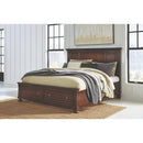 Millennium Porter B697B46 California King Panel Storage Bed IMAGE 2