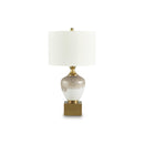 Signature Design by Ashley Tavisburg L430894 Glass Table Lamp IMAGE 1