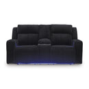 Signature Design by Ashley Forest Lake PC6420218 Power Reclining Loveseat with Console and Adjustable Headrest IMAGE 3