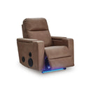  Signature Design by Ashley Lorrenton PC9022042A Glider Power Reclining with Audio System IMAGE 2