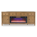 Signature Design by Ashley Sharlance W655W2 81" TV Stand with Electric Fireplace IMAGE 2