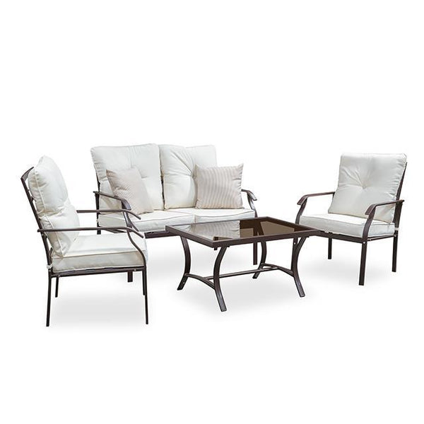 Furniture of America Outdoor Seating Sets LA-L005BG-4PK IMAGE 1