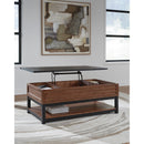  Signature Design by Ashley Kallari T737-9 Lift Top Cocktail Table IMAGE 6